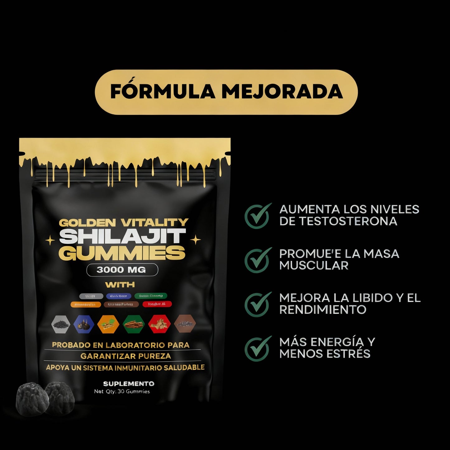 Shilajit Max Gummies